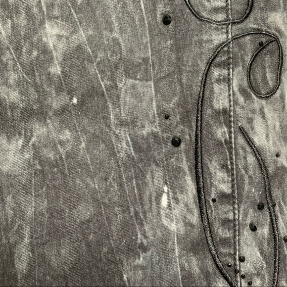 Soft Surroundings Women’s High-Rise Tye dye bejeweled pants size 10 - Picture 5 of 7